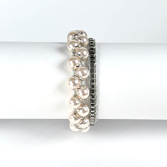 Blush Pink Glass Pearl | Windsor Box Chain