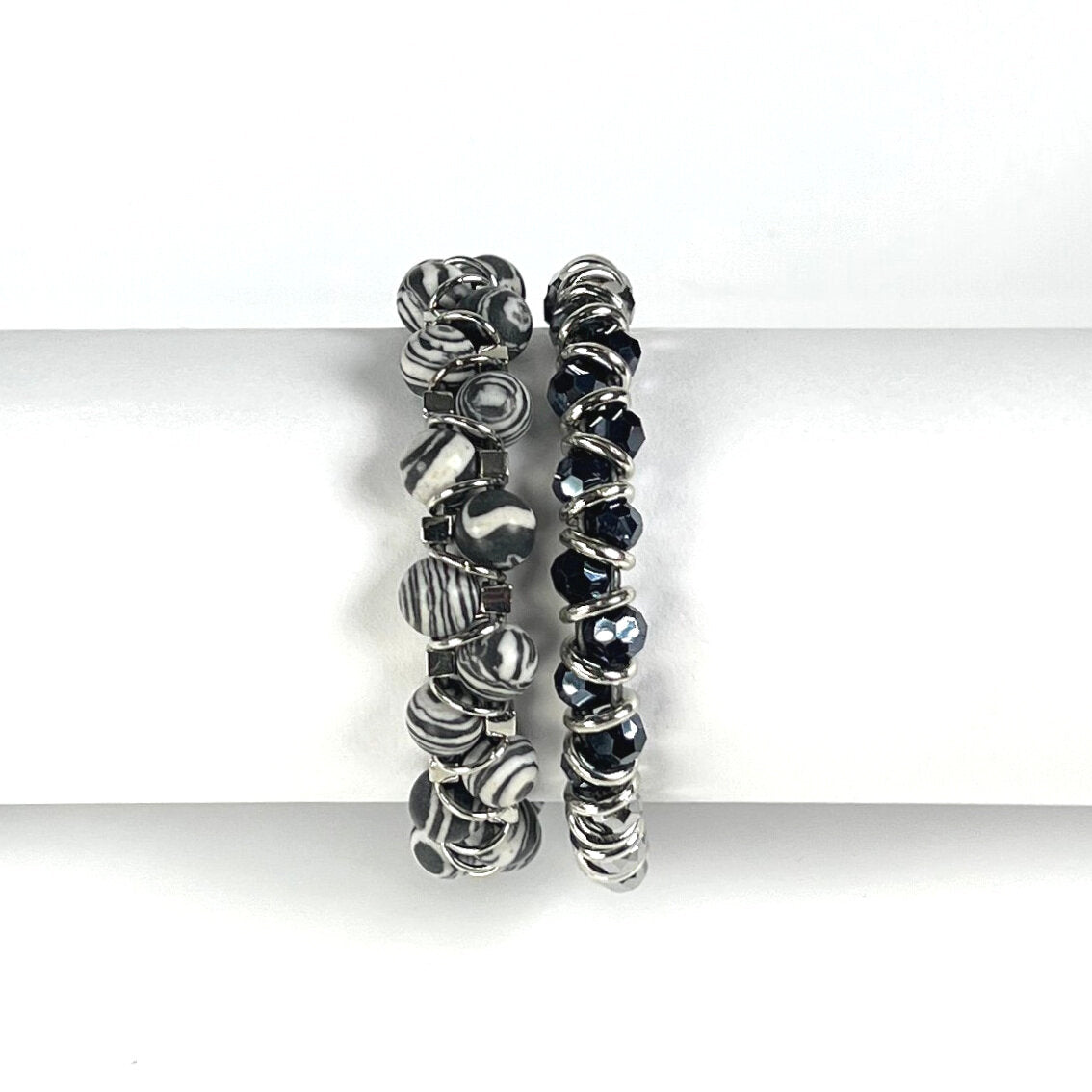 Gray Zebra Stripe Set