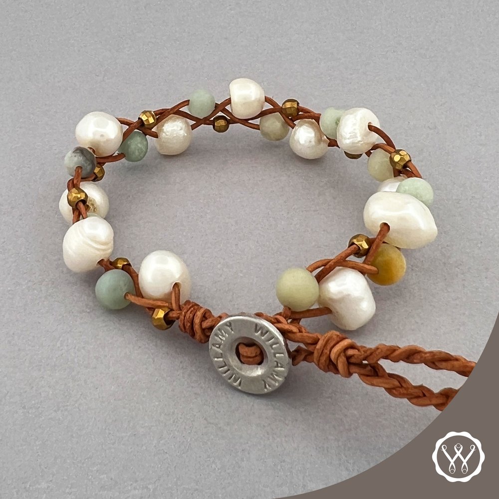 Fresh Water Pearl Amazonite