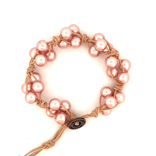 Pink Glass Pearl | Laurel