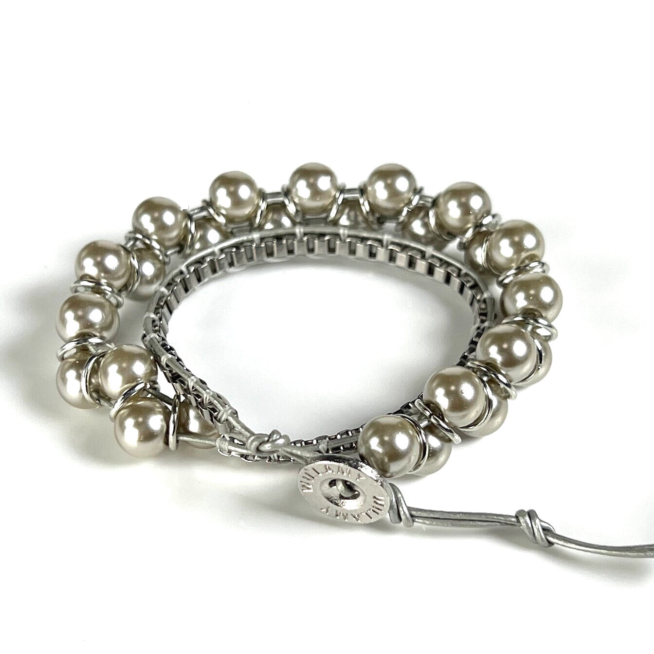 Titanium Glass Pearl | Windsor Box Chain