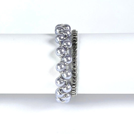 Lavender Glass Pearl | Windsor Box Chain