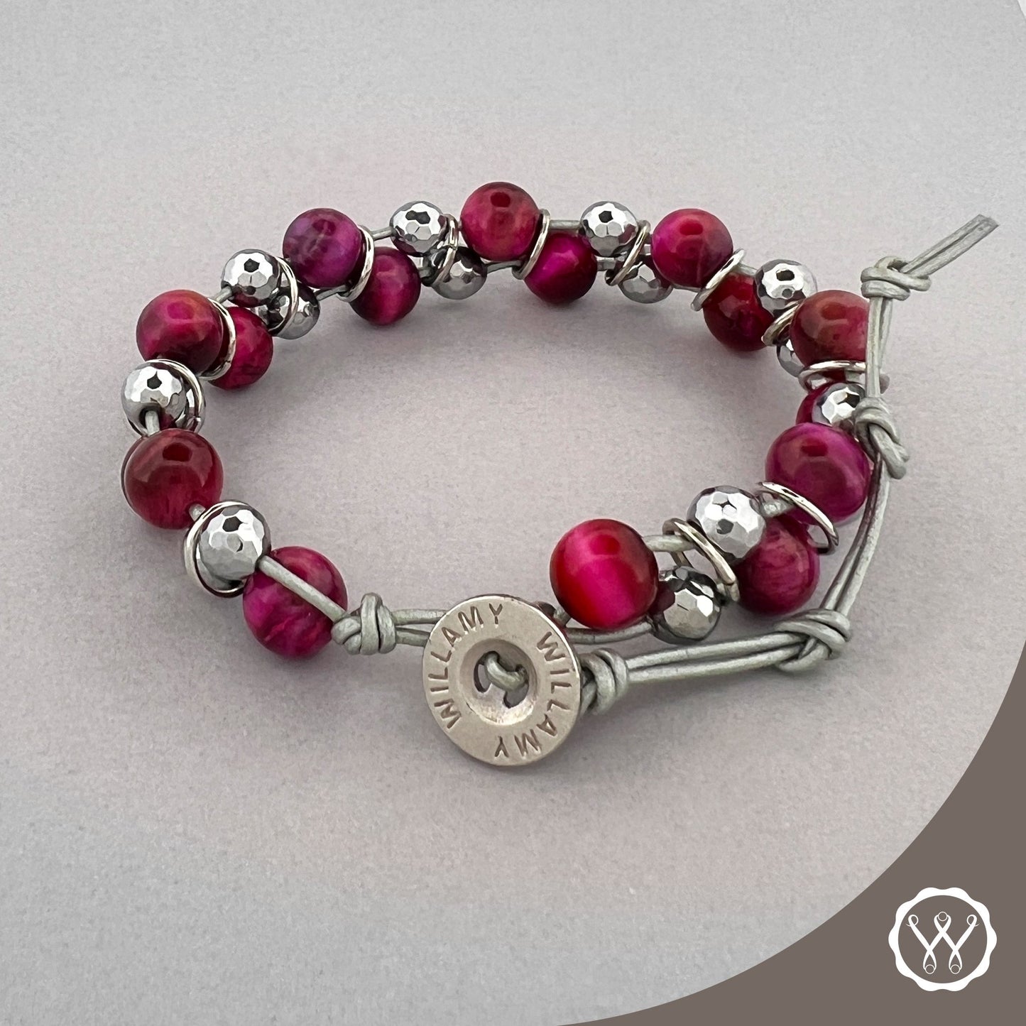 Hot Pink Tiger’s Eye