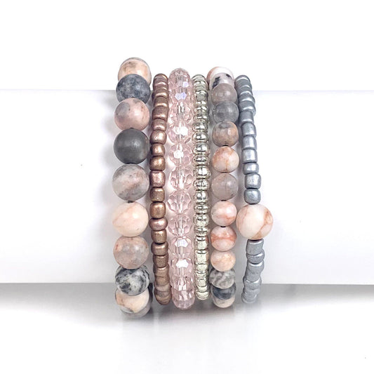 Pink Zebra Jasper | Artisan Combo