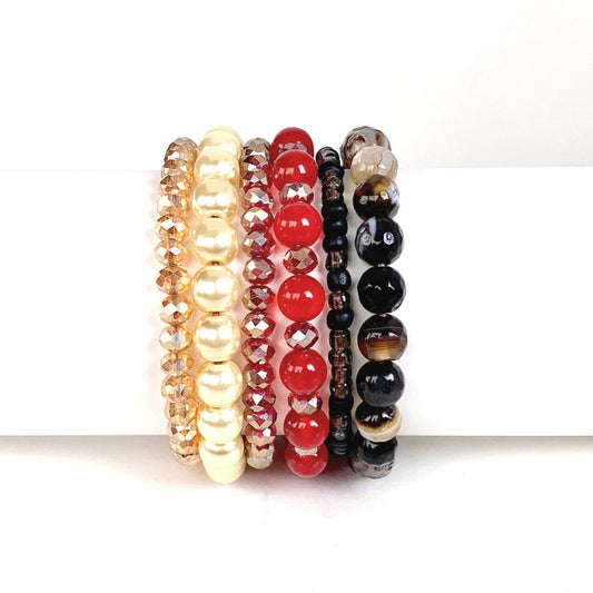 Shimmer Red Agate | Artisan Combo