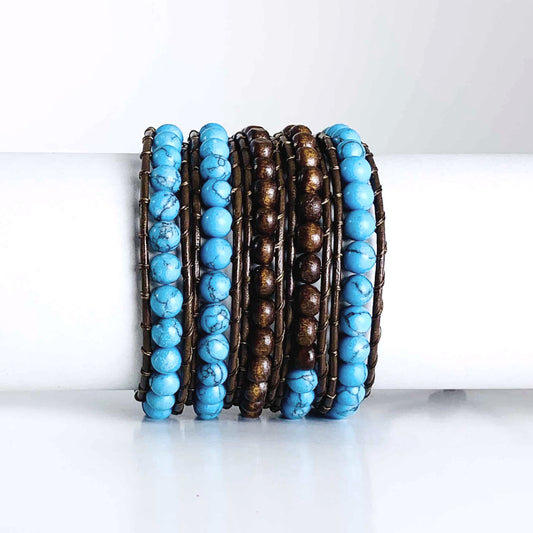 Country Western Leather Wrap by Willamy Collection