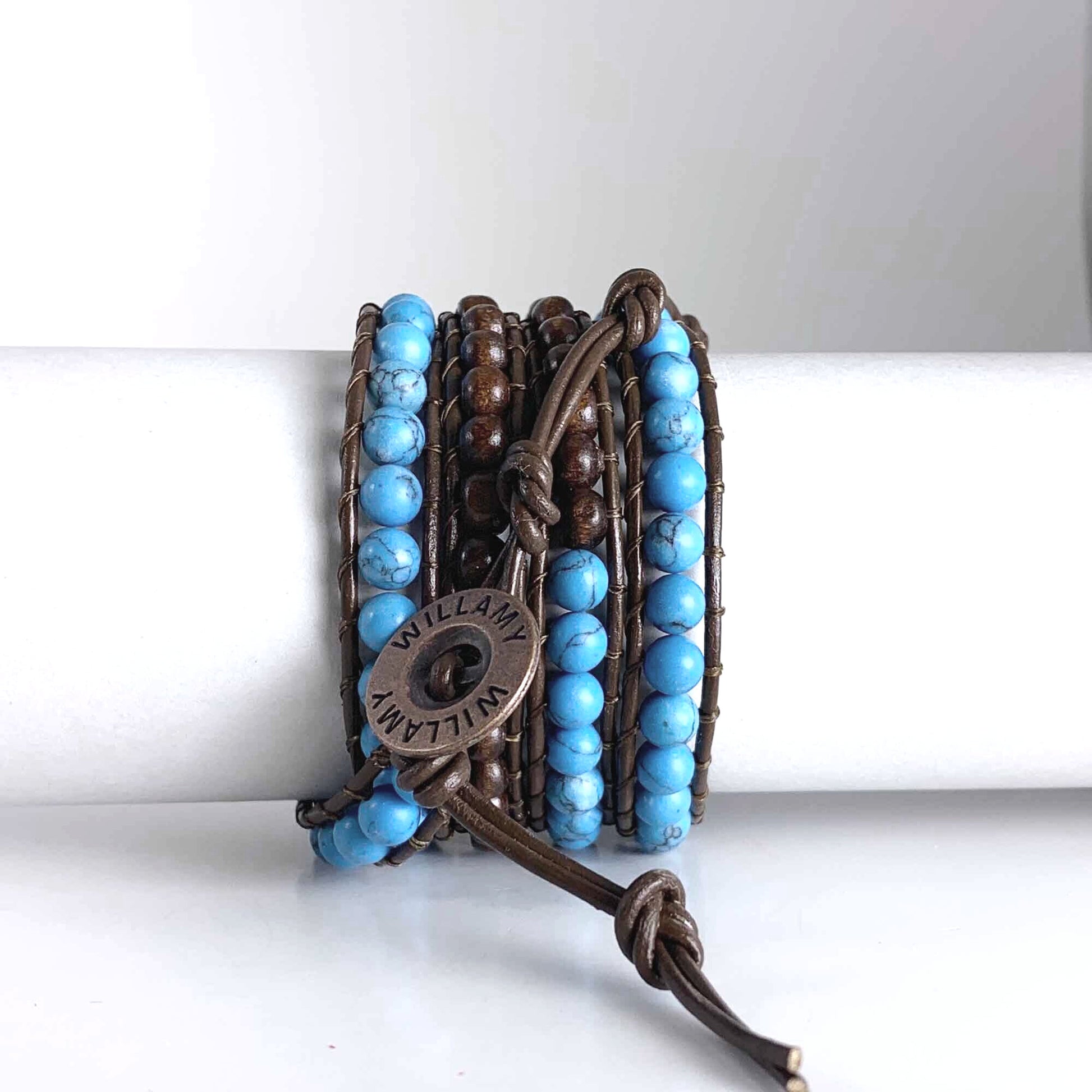 Country Western Leather Wrap by Willamy Collection