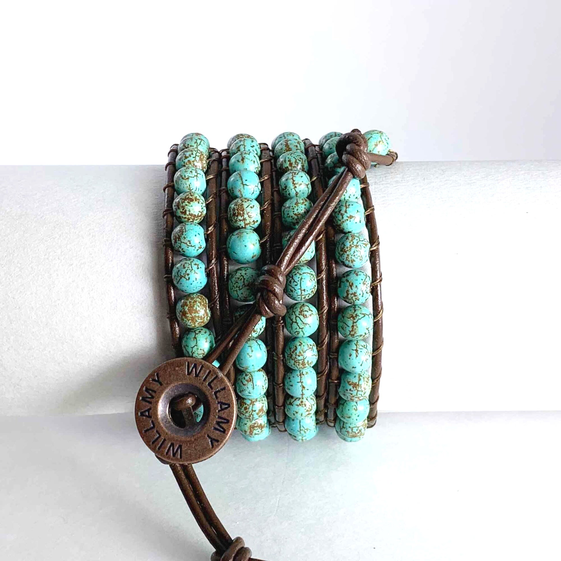 Laurel Leather Wrap by Willamy Collection