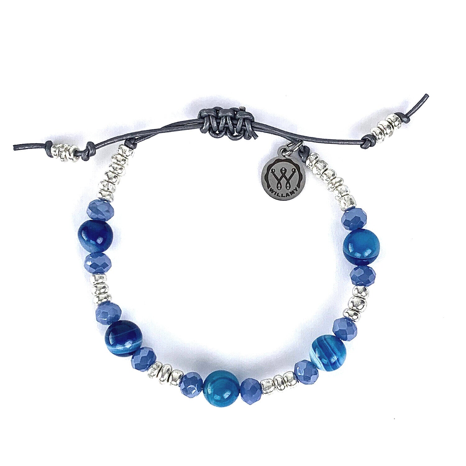 Charmed Blue Agate | Pull-Tie