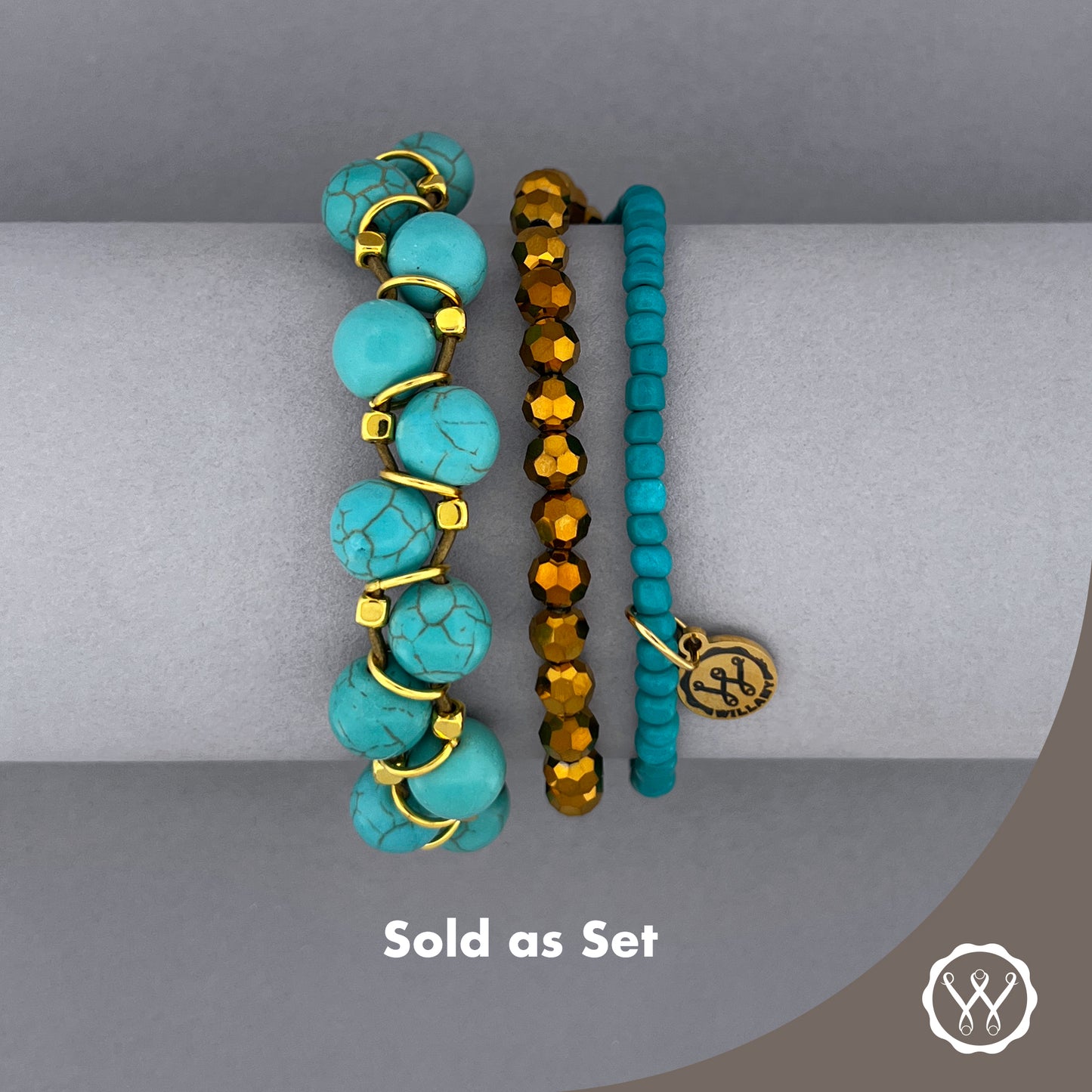 Gold Turquoise Set